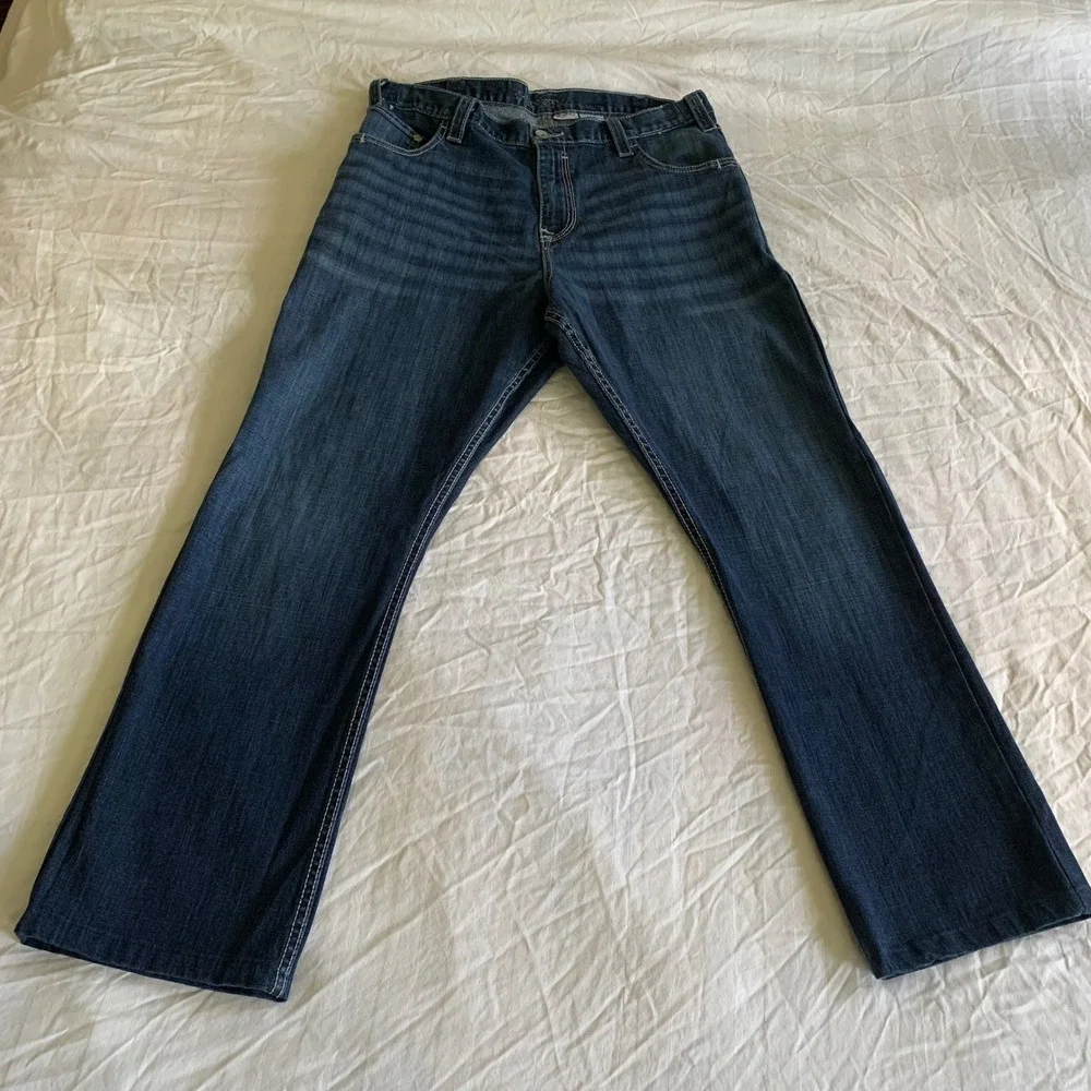 Cinch 42x34 Carter 2.4 Jeans Dark Wash Relaxed Bootcut MB71934005 Mens Denim